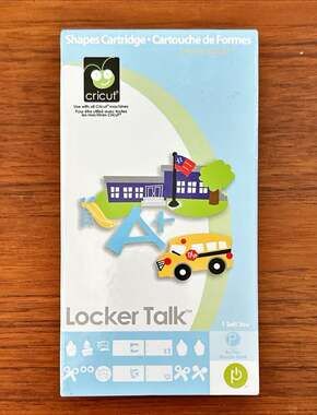 Cricut Shapes Cartridge Locker Talk Complete Provo Craft 29-0289